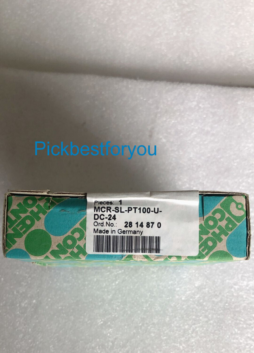 1PCS NEW MCR-SL-PT100-U-DC-24 2814870 via DHL or FedEx #U944 YG | eBay