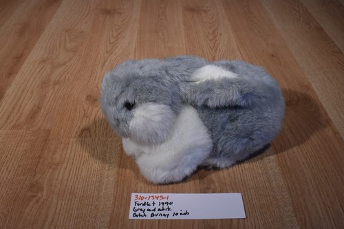 Peluche Fordlet Dutch Bunny Rabbit 1990 gris y blanco (310-1545-1) - Imagen 2 de 4