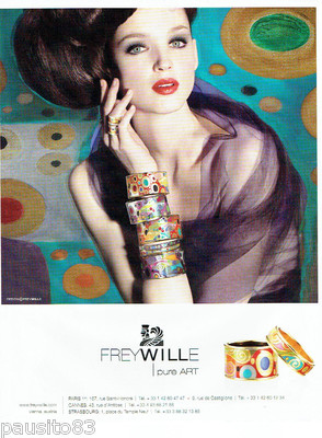 ADVERTISEMENT ADVERTISING 056 2011 les bijoux Frey Wille jeweler Pure Art