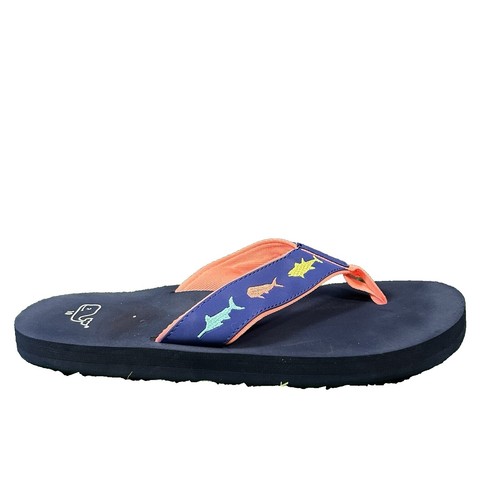 Vineyard Vines Mens 9 Sandals Flip Flops Washed Webbing  display picture 1