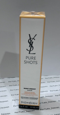 YSL Pure Shots Night Reboot Serum Anti-Age & Resurfacing 1.6 oz 50