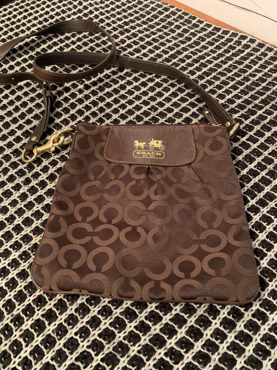 Handbags Brown Coach ladies sling bag