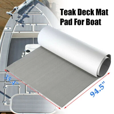 MARKENLOS EVA Schaum Boot Yacht Bodenbelag-Matte Deck Teppich Selbstklebend Matte Grau