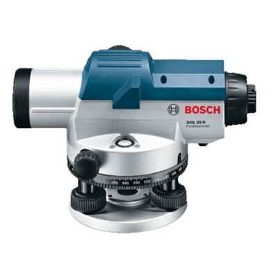 Bosch GOL 32D Auto Level Optical Outdoor Robust Surveying Tool 32x Mag 400ft UPS