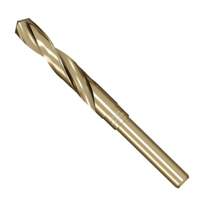 Cobalt Drill Bit 17/32 Inch High Speed Steel M35 Reduced Shank Twist Drill Bi...
