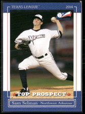 Sam Selman 2014 Texas League Top Prospect Set 
