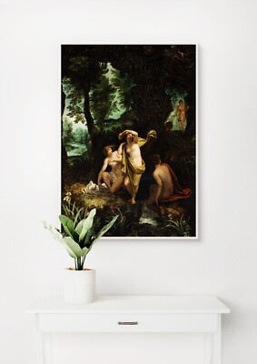 Jan Brueghel der Ältere: Landschaft mit Diana und Acteon.  Giclée Museumsdruck