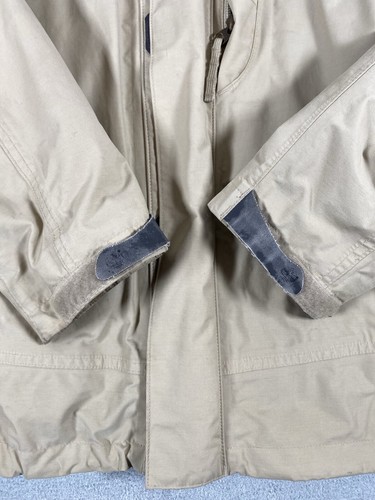TIMBERLAND Beige Jacket Mens Small S Windbreaker Rain Coat Waterproof - Picture 6 of 15