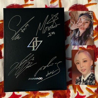Mamamoo Reality In Black Promo Album + PCs