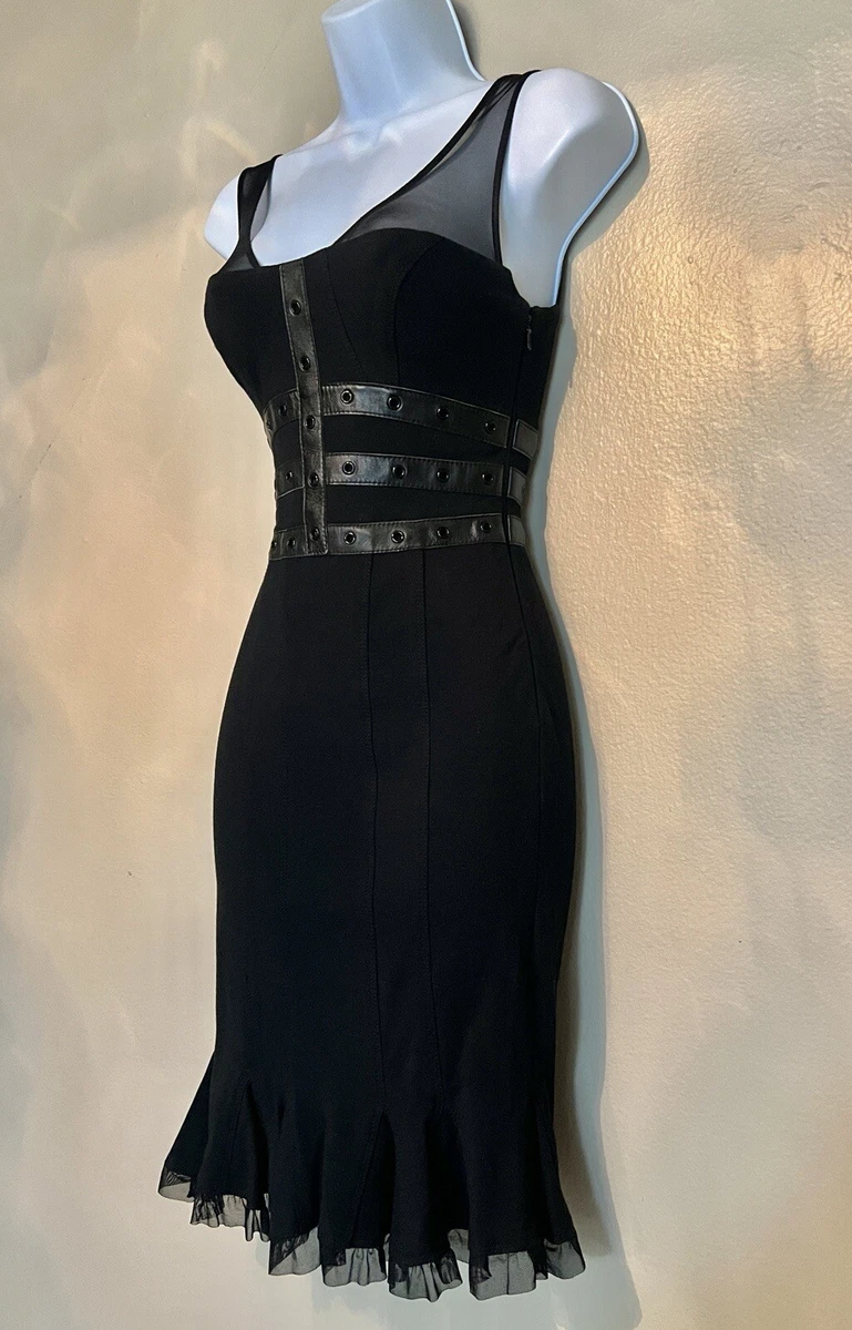 chinese dress ladies Vegan Leather Midi Dress