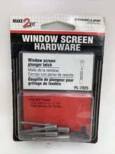 Prime-Line PL7925 Black Metal Window Frame Fasteners 1-1/2 L x 7/16 W in.