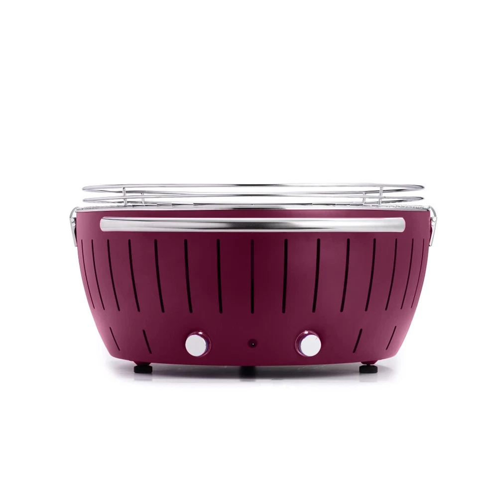 Бездымное барбекю LotusGrill для столовой на открытом воздухе со стеклянной крышкой и подставкой - Изображение 2 из 4