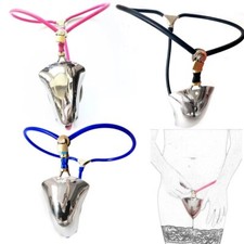Male Belt Invisible Stainless Steel Chastity Cage Adjustable Chastity Device