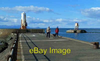 Foto 6x4 South Pier am Ayr Harbour Diese beiden Jungs fischten aus dem c2013