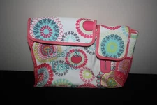 Thirty One Pack N Pull Caddy CITRUS MEDALLION Car Embroidered "Trash & Tissue"