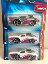 Lotto 3 varianti Hot Wheels DUE 2 GO (anni '50 BUICK) 2004 #006 - ZAMAC + altre 2!