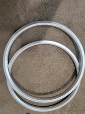 Old Mid School Nos 20 Inch Double Wall Rims Wheels Hoops Bmx Bike Redline