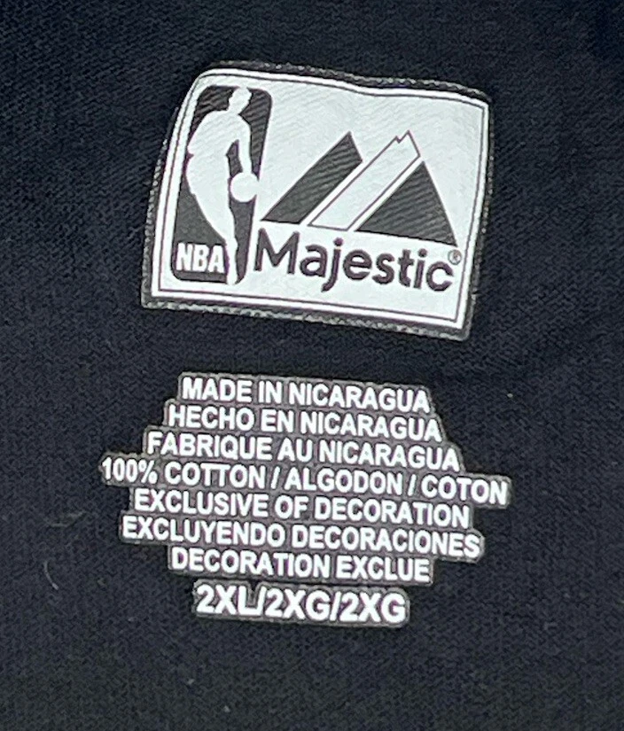 Brooklyn Nets Pierce Majestic Jersey Mens 2Xl Black NBA Double Sided T Shirt - Image 3 of 4