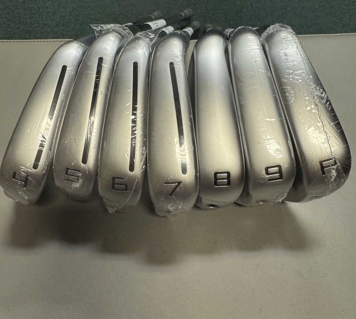 New *Left Handed* TaylorMade 2021  P790 4-PW Golf Iron Set- Steel Stiff
