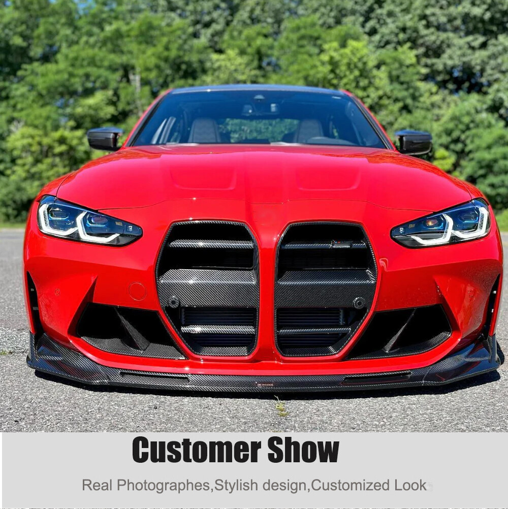 For BMW G80 M3 G82 G83 M4 2021-2023 Dry Carbon Fiber Front Nose