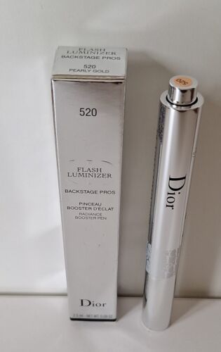 Dior Flash Luminizer Backstage Pros Radiance Booster Pen 520 Pearly Gold New - Picture 1 of 6