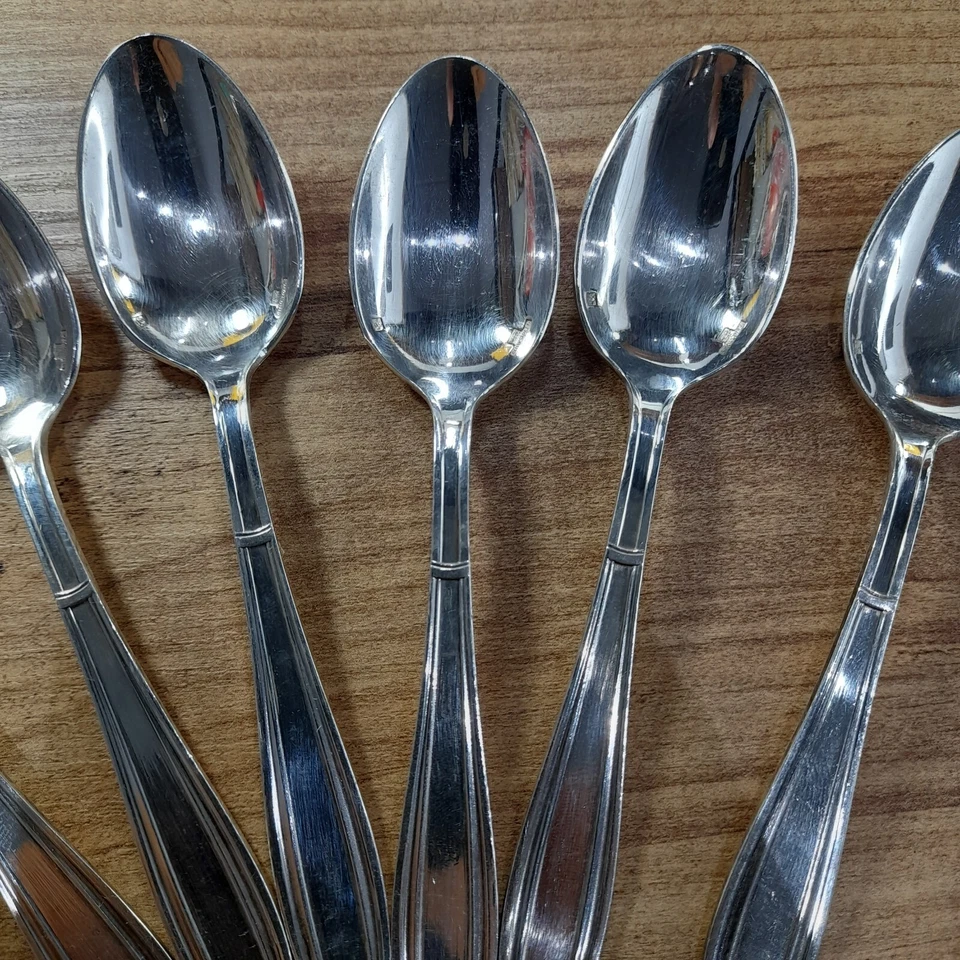 Juego 7 CUCHARAS CHRISTOFLE Vintage Pequeño CAFÉ TÉ HECHO EN FRANCIA PLATEADO Foto 3 de 4