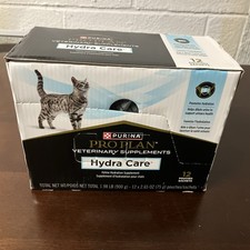 Purina Pro Plan Hydra Care Cat Hydration Supplement Liver Flavor 12 Pack NEW Box