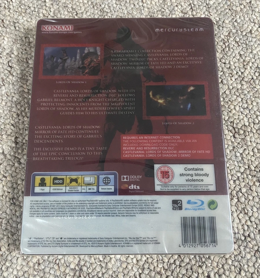 Castlevania: Lords of Shadow Collection Steelbook - New & Factory Sealed PS3 PAL - Image 2 of 4