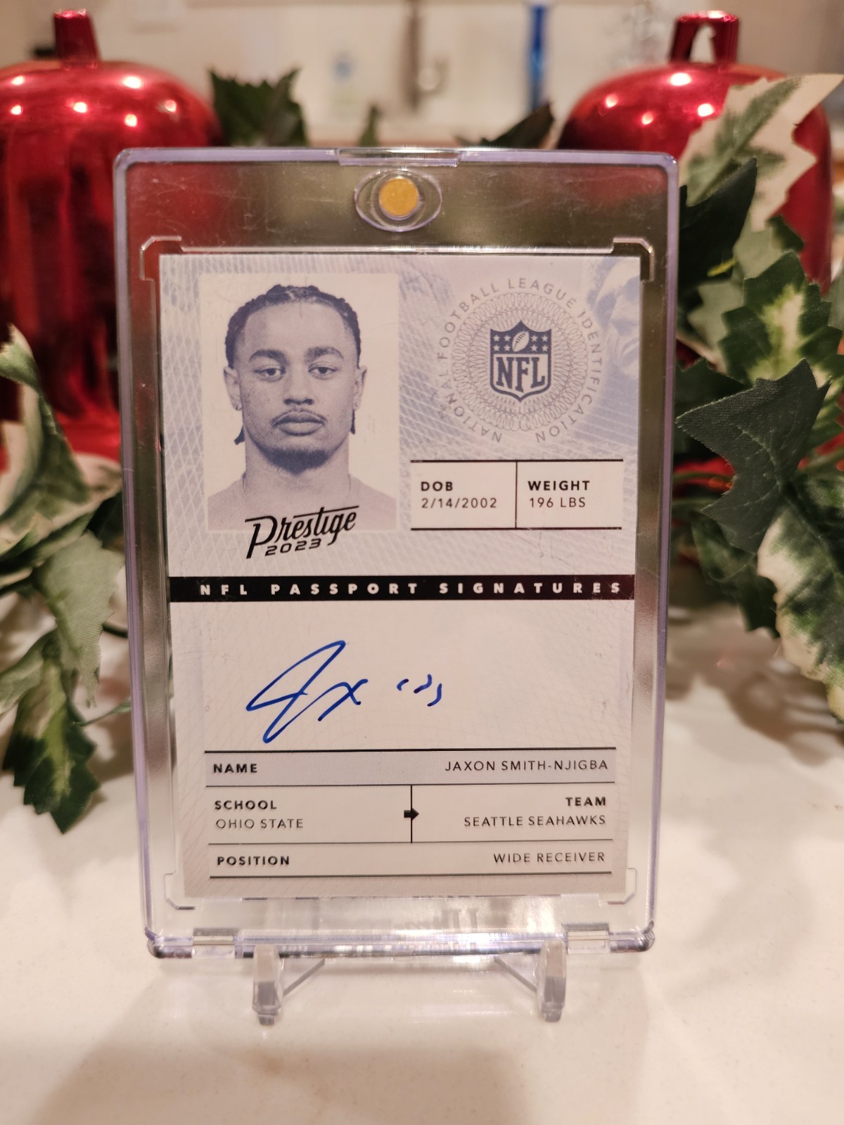 2023 Prestige 🎄JAXON SMITH-NJIGBA🎄 NFL Passport Signatures (RC) Autograph