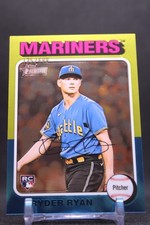 Ryder Ryan #326 2024 Topps Heritage Chrome Mariners SN/699,RC