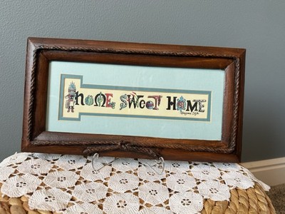 Framed Southwestern Art  Home Sweet Home Arizona Style  Signed Andresen Kochina