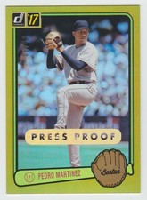 PEDRO MARTINEZ 2017 Donruss Retro Variations GOLD PRESS PROOF #RV-42 SP #06/99