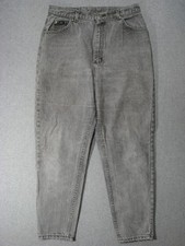 SK05423 USA VINTAGE 1980s  LEE RIDERS  RELAXED FIT WOMENS JEANS sz16M GRAY