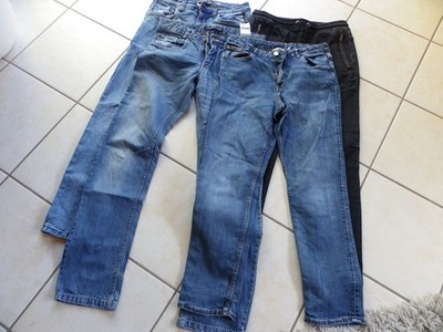 Jeans Paket Jungs 4 Stück Gr. 170 C&A Subway blau schwarz gerades Bein