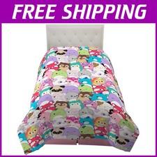 Squishmallows Twin Bedding Set - Reversible Microfiber