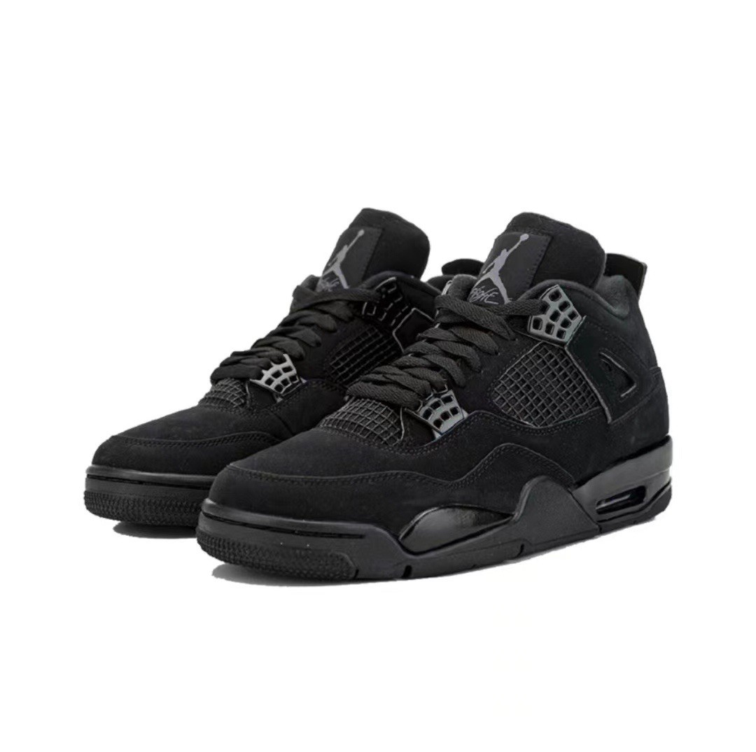 Size 13 - Jordan 4 Retro Mid Black Cat for sale online | eBay