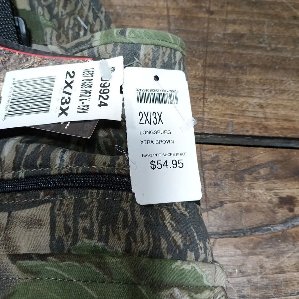 Real Tree Vest 2X/3X Hunting Camo NWT Camouflage Pockets X-Tra Padded Seat - Image 3 of 4