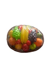 Vintage Play Food Fruit Gift Basket Sky Kids 1996 New Sealed