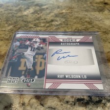 2020 Sage Hit Rookie Auto Ray Wilborn #A46 Auto - Atlanta Falcons