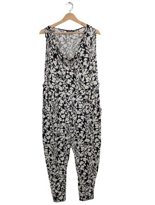 ESPERANCE Langer Jumpsuit Damen Hose schwarz-weiß Casual-Look