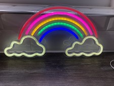 Nuvole Arcobaleno LED Neon Lampada da Parete Alimentata USB
