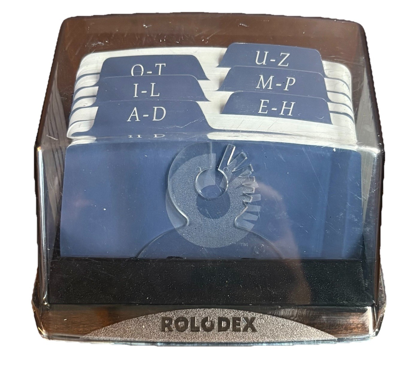Rolodex ROL67093 Petite Covered Tray Card File, Holds 250 Cards