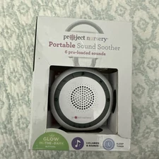 Project Nursery Portable Sound Soother - 6 Pre-loaded Sounds - Battery Operates