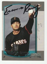 Erasmo Ramirez Signed 2000 Bowman Card #34 Auto Rookie Giants Autograph COA. rookie card picture