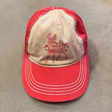 Bass Pro Shops My First Hunting Cap Infant Pink White Deer Hat