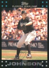 2007 Topps #213 Josh Johnson Florida Marlins 50433