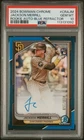 PSA 10 2024 Bowman Chrome BLUE Refractor JACKSON MERRILL /150 Rookie Autograph