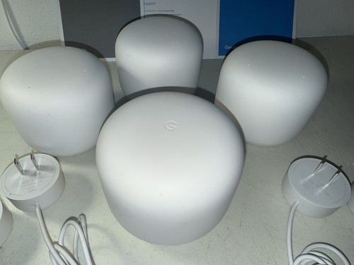 Google NEST 4-Pack Bundle 1X H2D WiFi Router + 3X H2E Point OEM AC Power Cables - Picture 6 of 7
