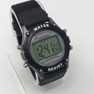 Alpine Ridge Chronograph Men's Wrist Watch 30M Alarm Water Resist Large Display