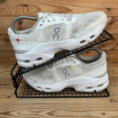 On Running Sneaker Damen Größe UK 5 Cloudpulse White Frost Swiss Fitnessschuhe
